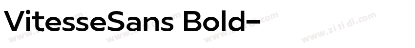 VitesseSans Bold字体转换